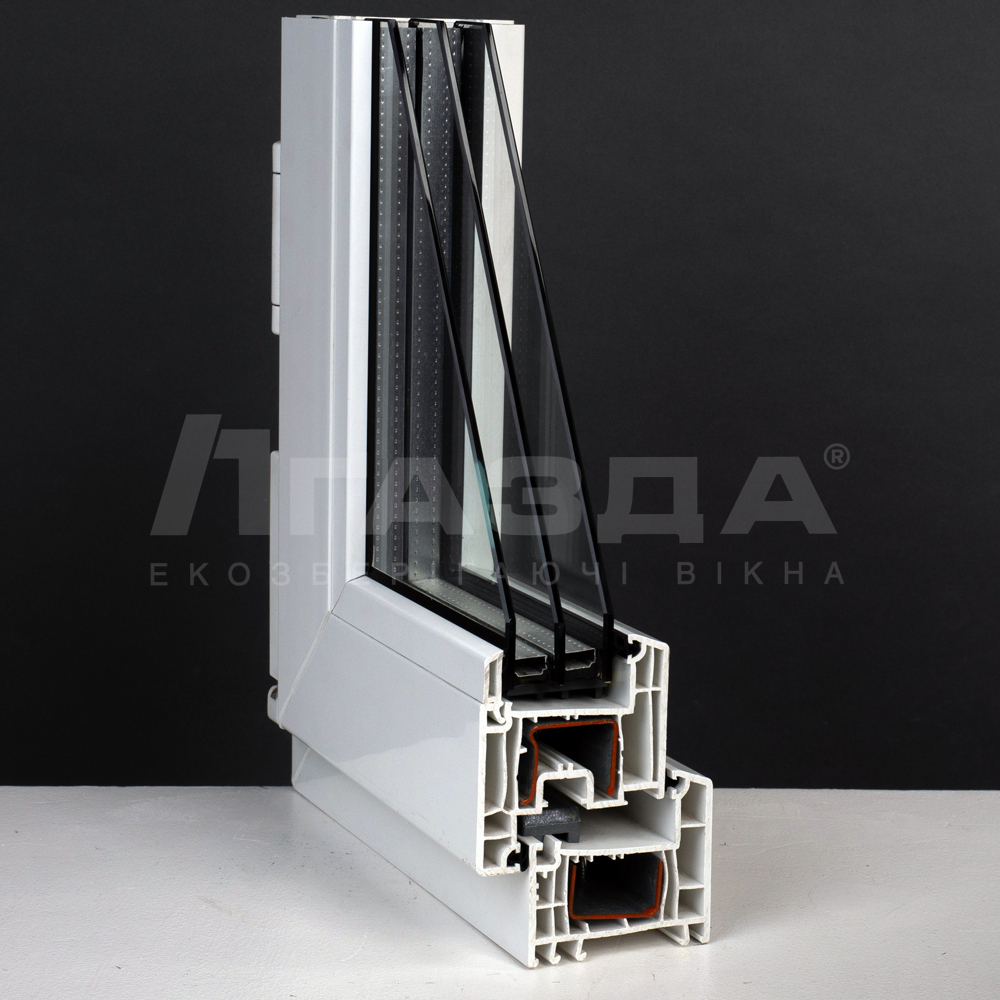Rehau<br> euro Design 70 <br> посиленний