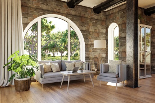 Як оформити арочне вікно Gazda